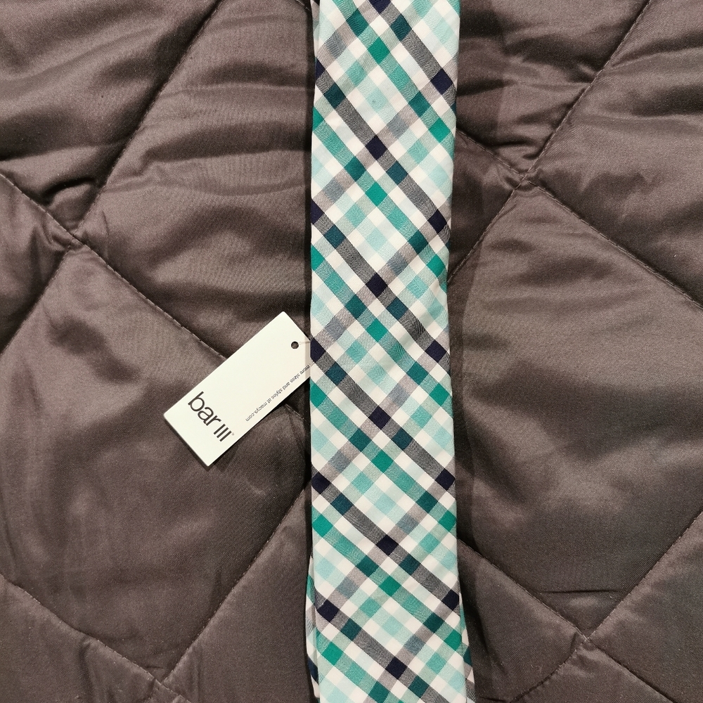 [NWT] Bar III Skinny Herringbone Tie